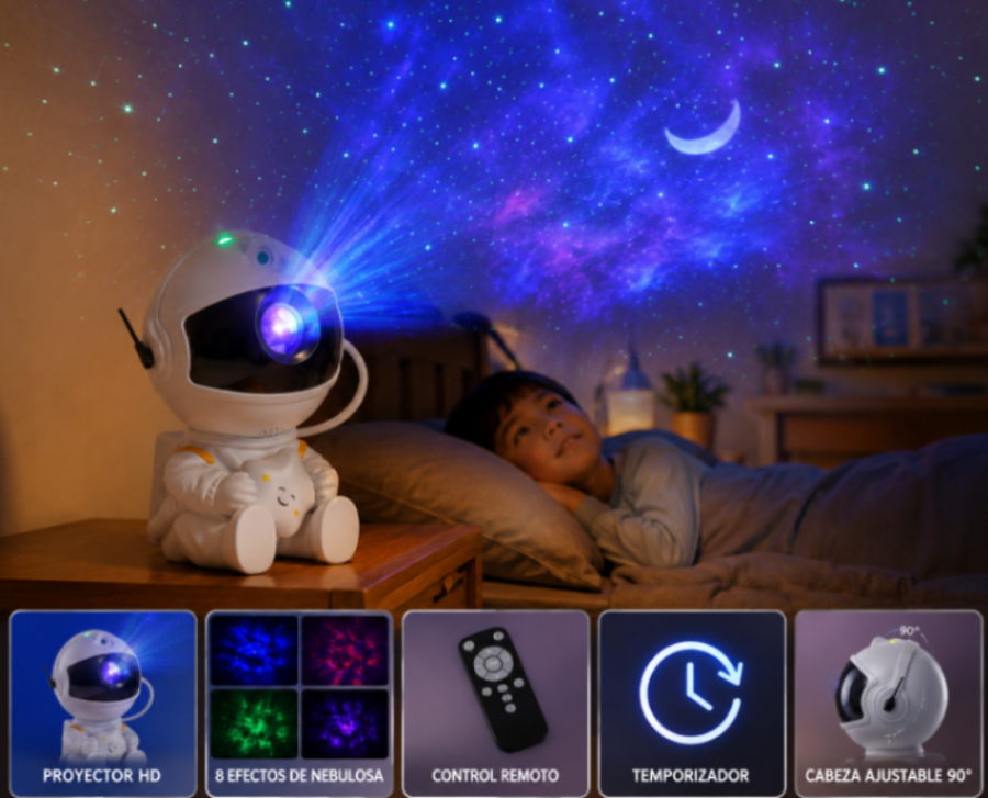 PROYECTOR ASTRONAUTA 🚀🌌